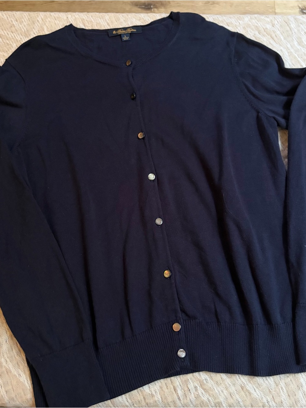 Brooks Brothers Supima Cotton Button Cardigan